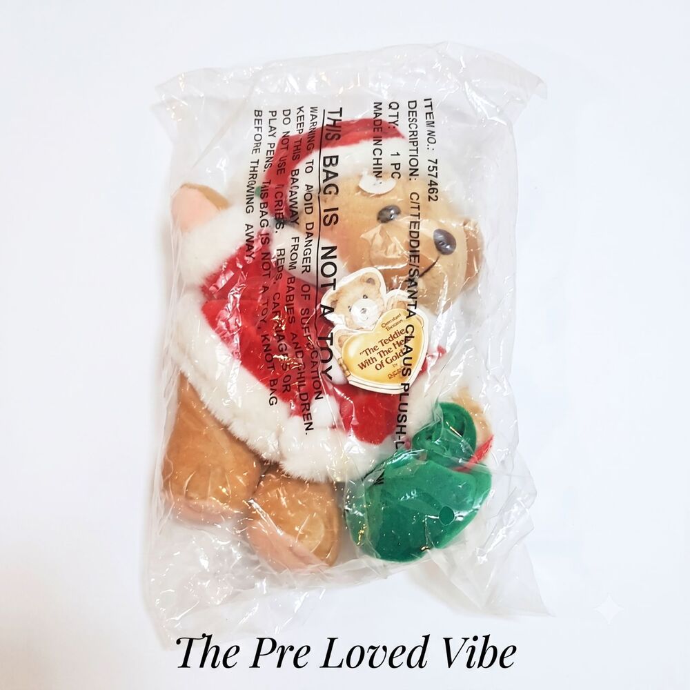 Cherished Teddies The Teddie With The Heart Of Gold Plush Bean Teddy Bear